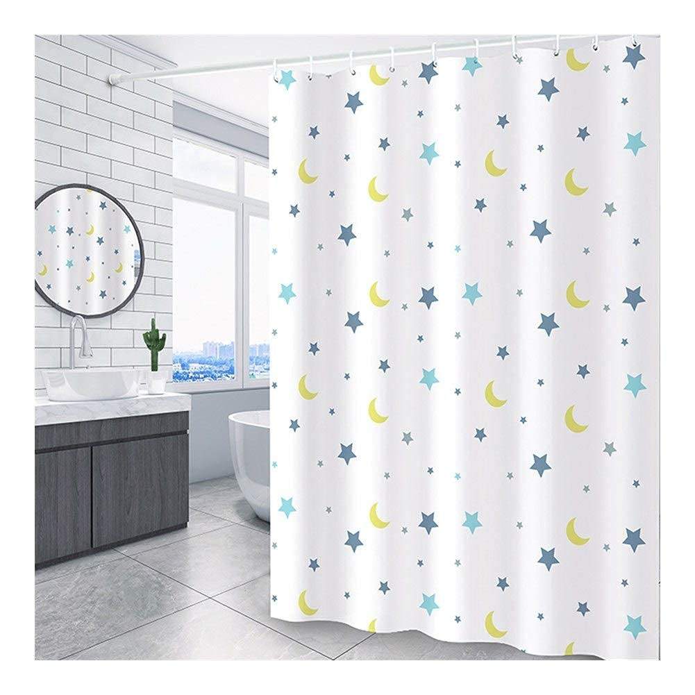 Rideau de bain résistant à la moisissure et imperméable en tissu épais