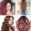 64Pcs Hair Curlers Spiral Curlers No Heat Curlers Curly Wavy Hair Curlers Spiral Hair Curls Styling Kit 2 Style Magic Hair Curler Spiral Hair Curlers with 2 Pieces Styling Hooks （45CM)