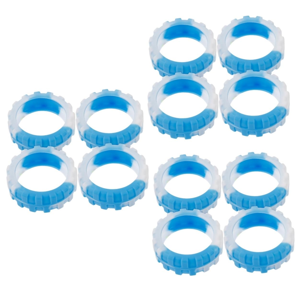 SOIMISS 12piezas Cubiertas De Silicona para Ruedas De Maletas De Protector Silencioso y Antideslizante para Equipaje para Viajes y Protección del Suelo