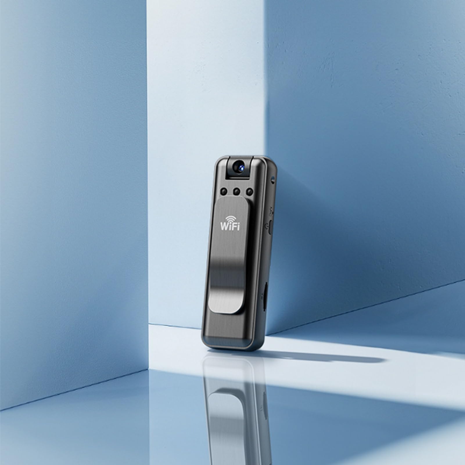 Cámara corporal personal, cámara de acción portátil, videocámara compacta con clip, grabadora de video portátil, ideal para exteriores, viajes, ciclismo, seguridad, hombres, mujeres y uso civil