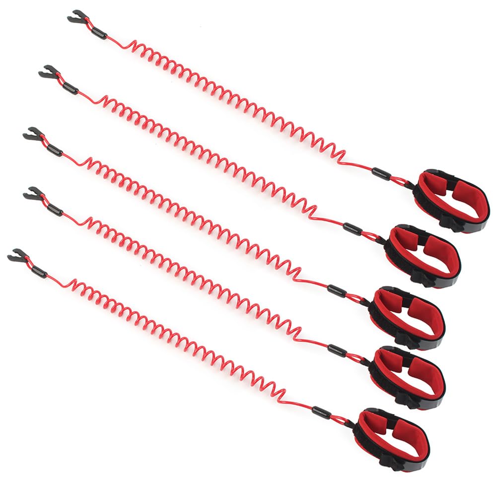 2-Pack Safety Kill Switch Lanyard For Yamaha Jet Ski / WaveRunner - Floating Wrist Strap, Red - View #6