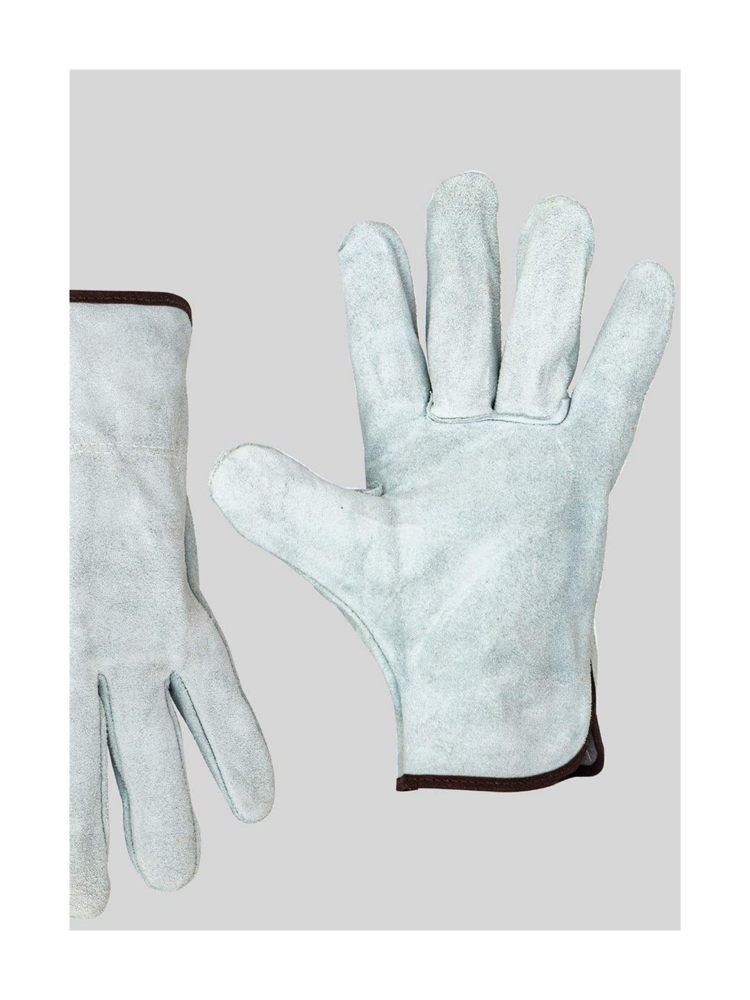 Rękawice robocze odporne na zużycie Rękawice robocze Unisex Chłodzenie Oddychające antykaldowe Nosić rękawice ochronne, 12 pary (Color : Gray, Size : L)