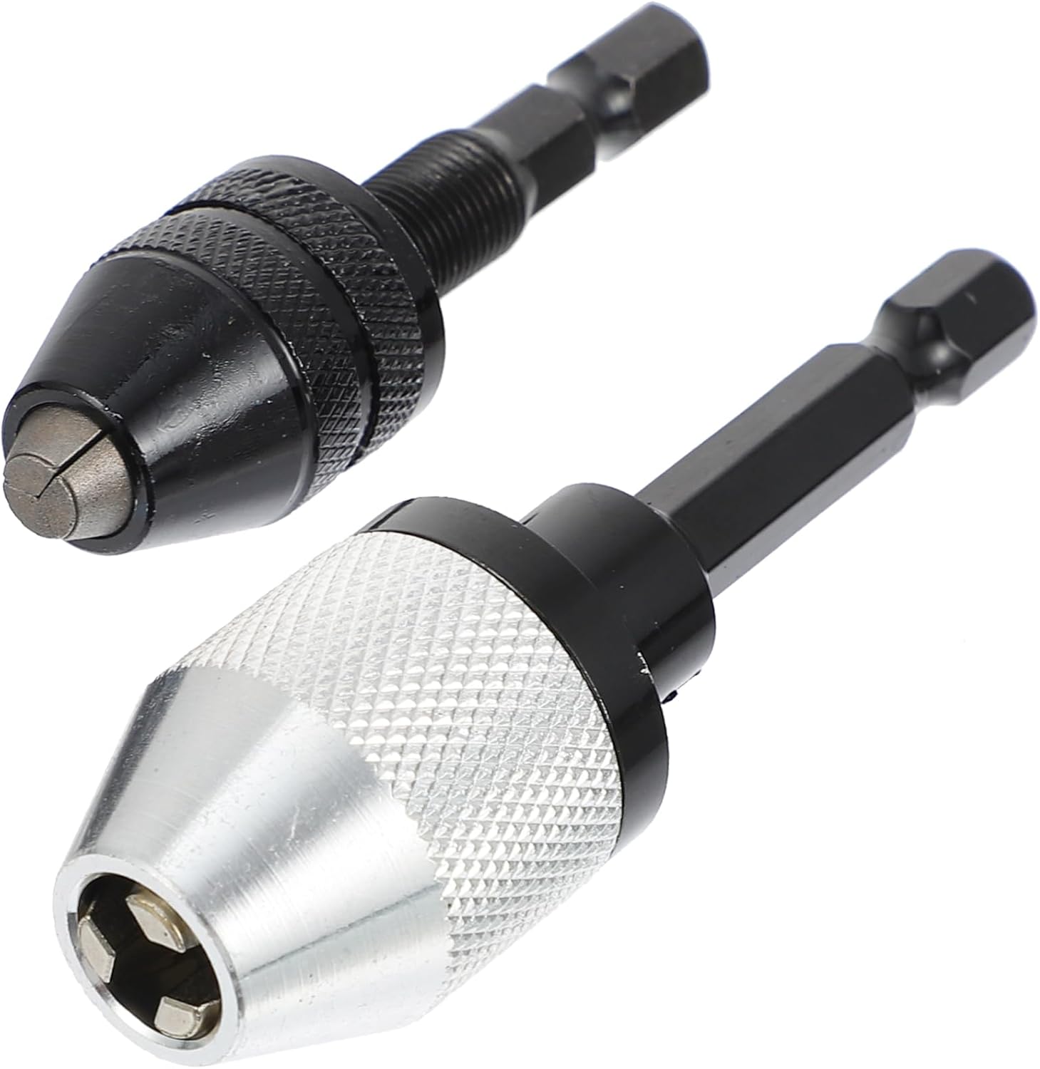 2pcs Drill Chuck Adapter Durable Drill Bit Tool for Easy Installation Garages Offices and Homes Compatibility