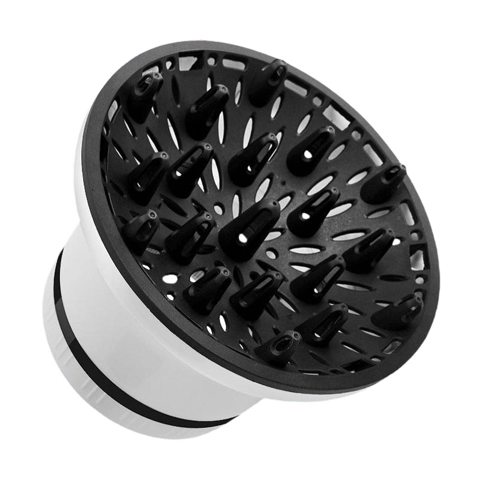 Milageto dei Capelli Diffusore per 1.4 Pollici a 3.1 Pollici di Capelli Asciugacapelli Diffusore Ugello per i Capelli Ricci o Ondulati