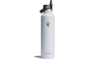 Hydro Flask White 24 oz Standard Mouth Water Bottle