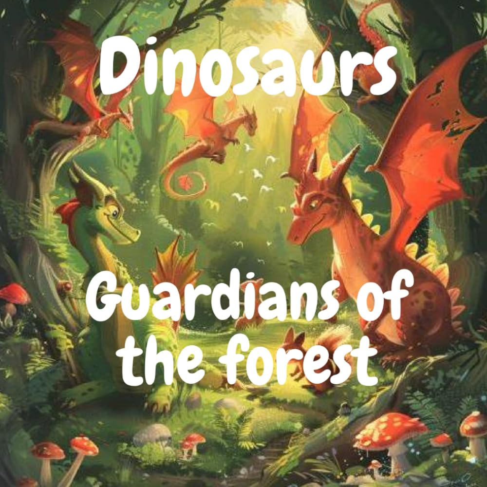 Dinosaurs guardians of the forest. Childrens books ages 2-5 dinosaur: A story about friendly dinosaurs helping others