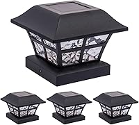 Vista 8 de GreenLighting Evolve - Luces solares blancas para postes – Tapas de poste de 4 x 4 y luces de poste al aire libre – Luces solares impermeables