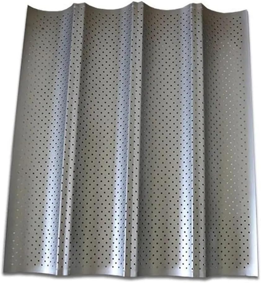 2/3/4pcs Non-Stick Bread Pans Baking utensils Tray Pastry Tools Loaf Baguette Mold Loaves(Black,4 loaf)