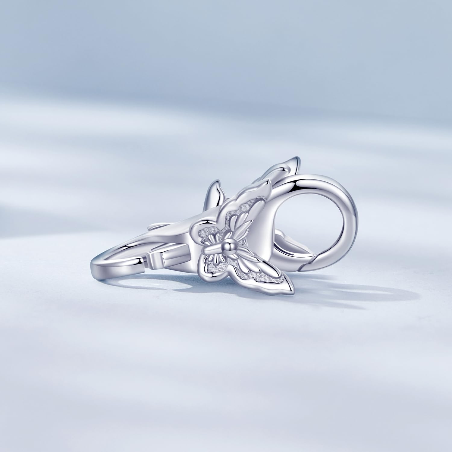Platin-Karabinerverschlüsse, Metall-Halskettenverschluss mit Biegeringen für die Herstellung von Schmuck, Halsketten, Armbändern