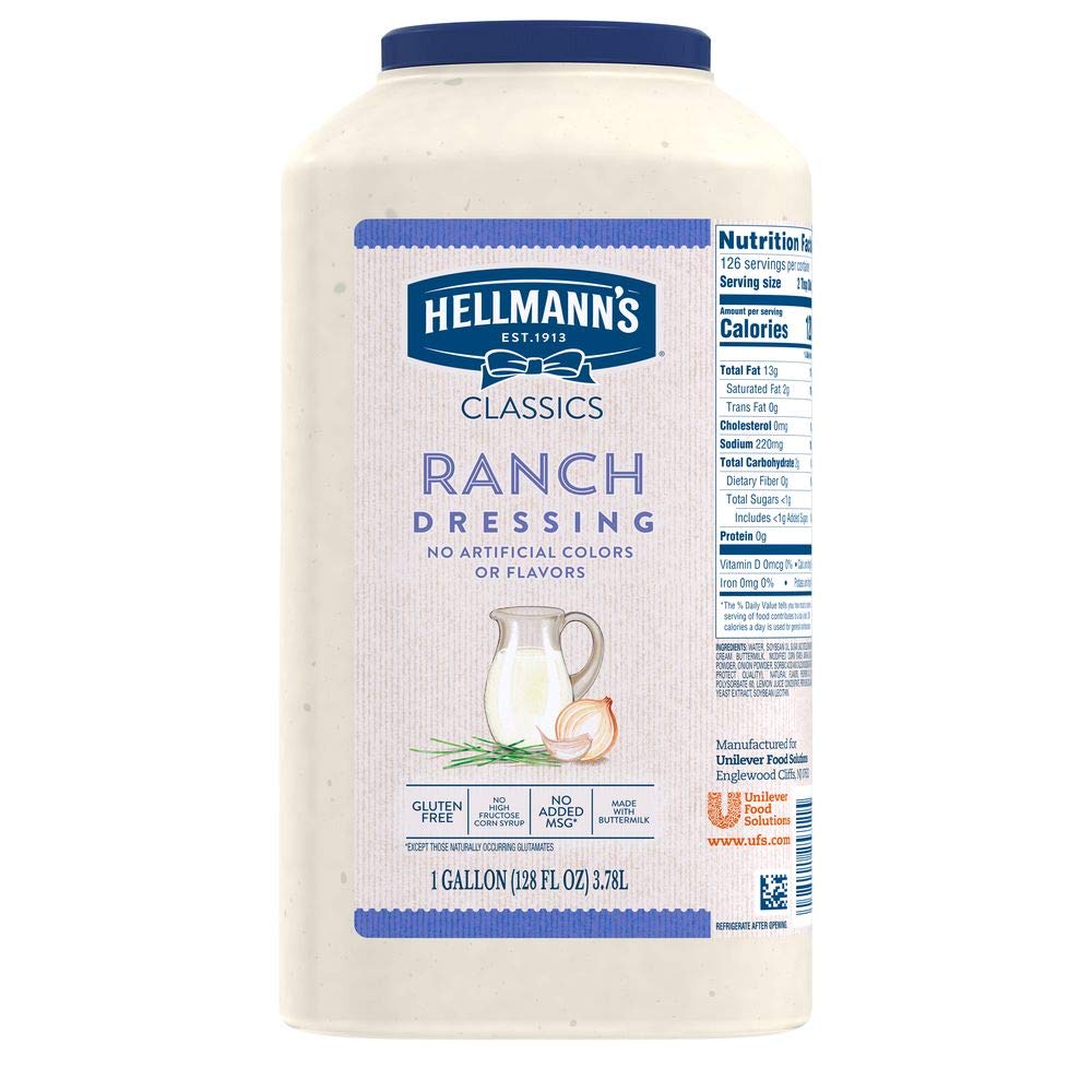 Hellmann's Classics Ranch Salad Dressing Jug Gluten Free No Artificia | amzdealz