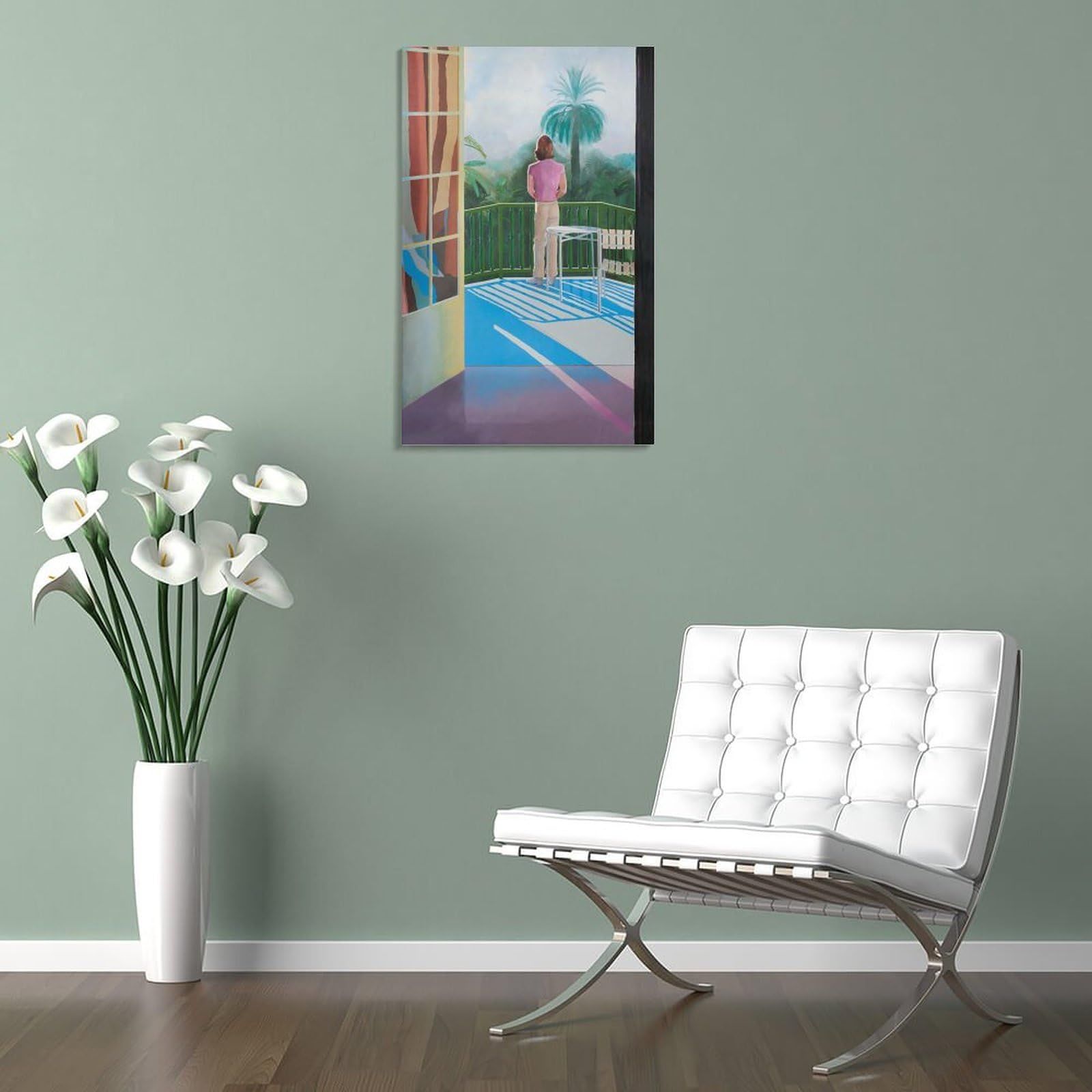 Amazon.co.jp: David Hockneyデイヴィッド・ホックニー絵画 花ポスター