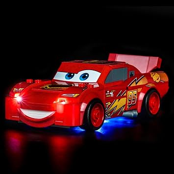 LocoLee Led Light Set Compatible with Lego 77255 Lightning McQueen
