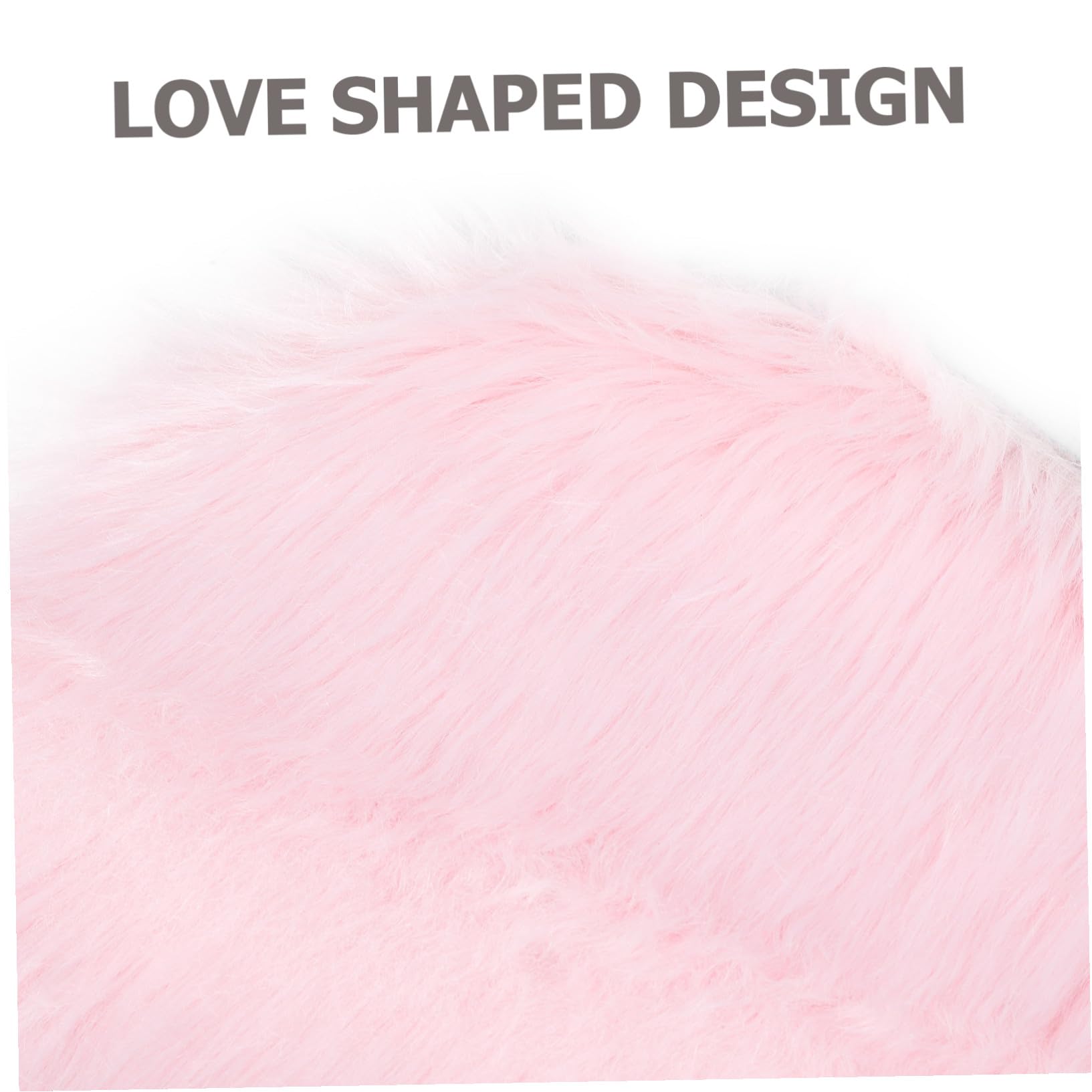 Tapis en Laine Imitation Rose de Double Cœur pour Chambre