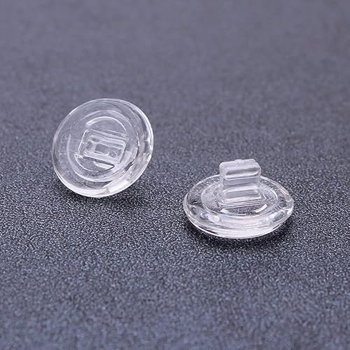 Miniatura 1 de 5 pares de almohadillas redondas para la nariz de 0.315 pulgadas, 5 pares de almohadillas de silicona suave para la nariz, almohadillas nasales para