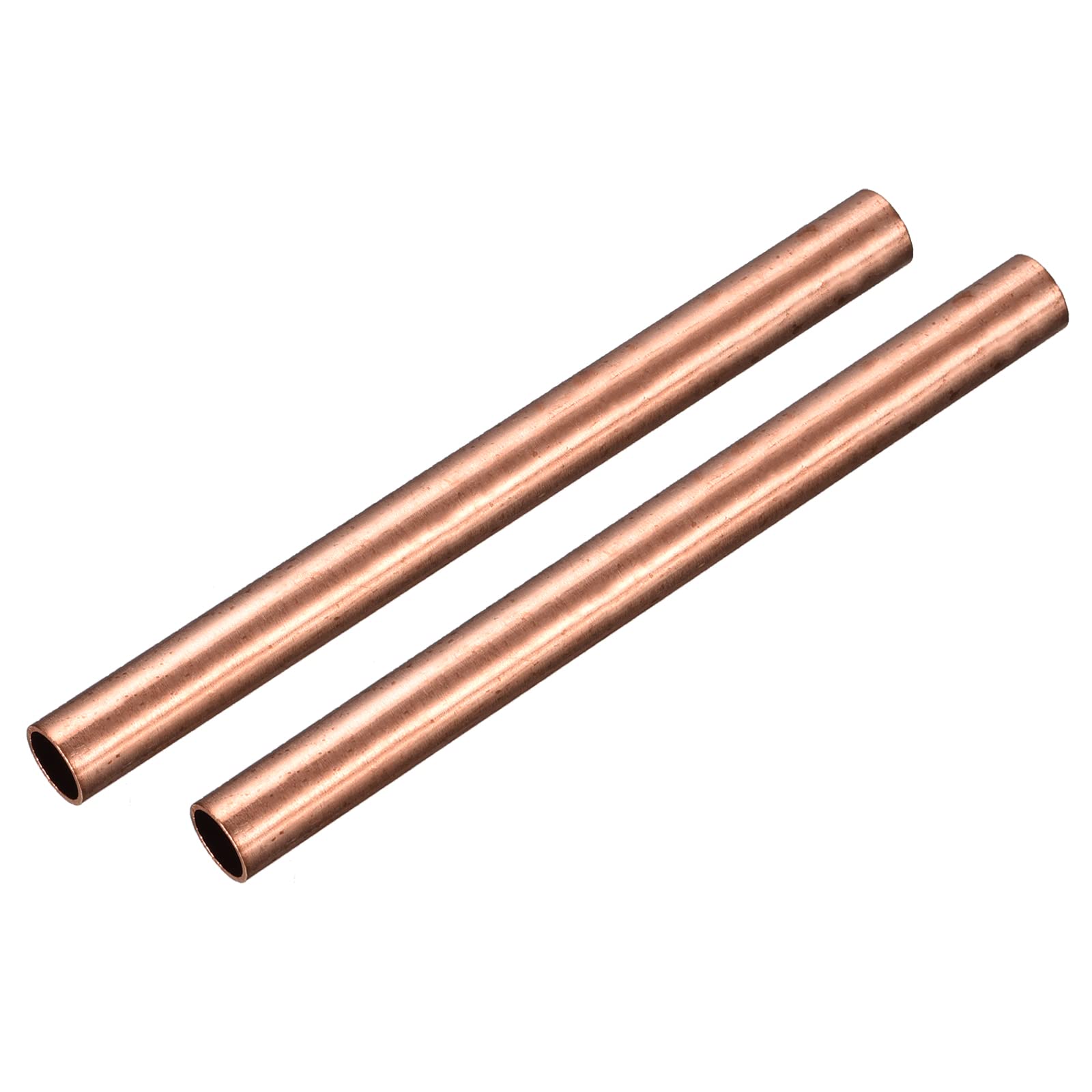 QUARKZMAN Rame Tubo, 14mm OD 1mm Spessore Parete 150mm Lunghezza Tubo Tondo Tubo per Industria, Fai-da-Te Progetti 2pz