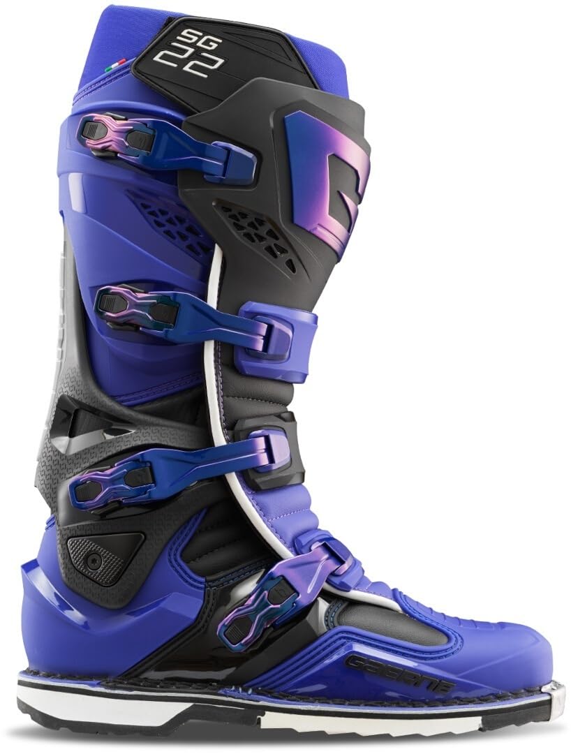 Photo 1 of Gaerne SG 22 Future Dusk Motocross Boots, Blue, 10.5 Men