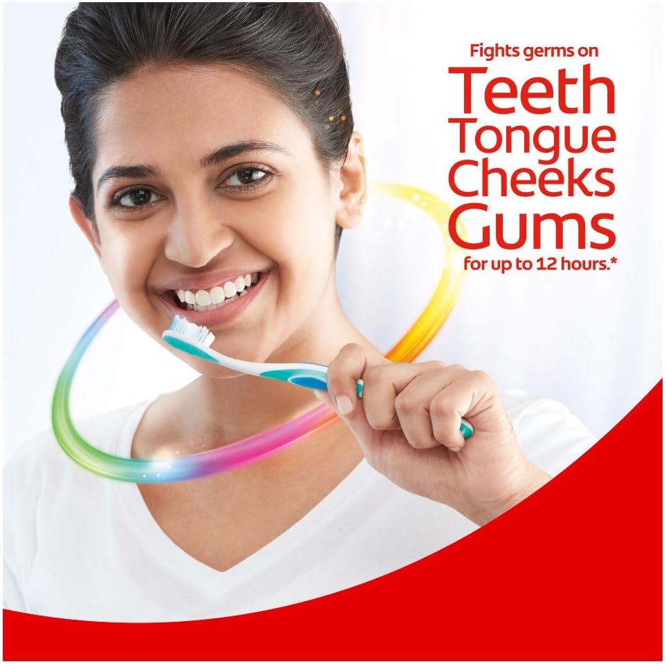 Colgate Total Charcoal Deep Clean Antibacterial Cavity Protection Toothpaste for Whole Mouth Health, 370g (2 x185g), Charcoal Deep Clean for 7 Dental Problems(6.5 Ounce)