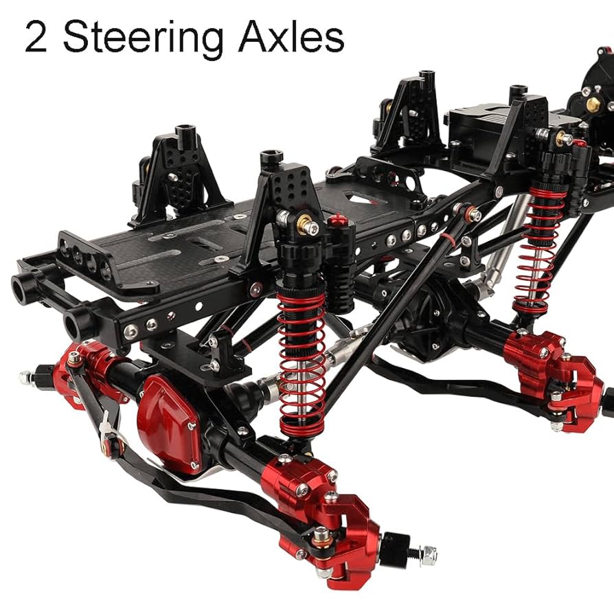 ☆THE GARAGE type27 ZXYRC Metal Alloy Upgraded 6x6 RC Car Chassis Frame with 2