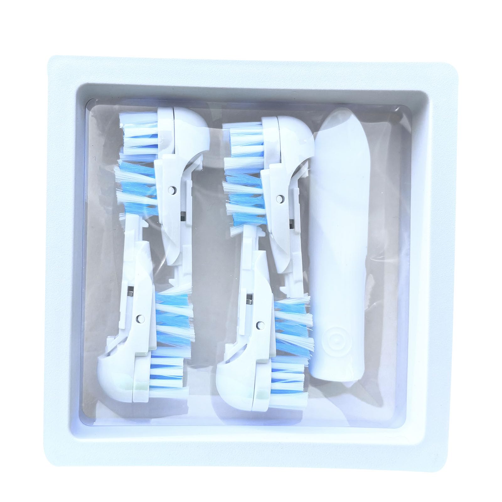 Sensitive Replacement Electric Replacement Toothbrush Heads 4 Count Dual Clean Rotating Sets Compatible with Braun Oral B Cross