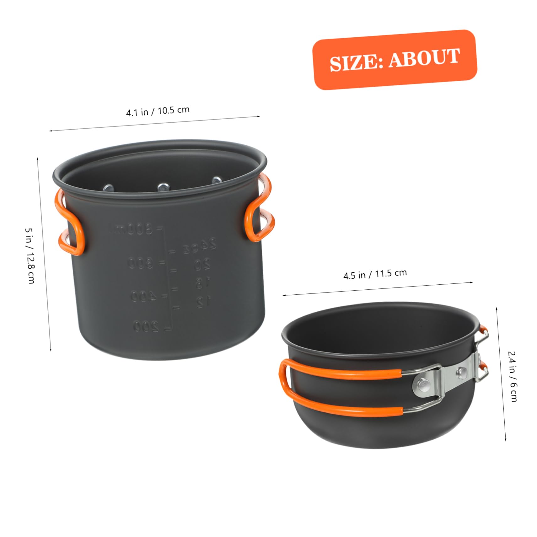 Toddmomy 1set Camping Cookware Set Lightweight for People Includes Stew Pot Frying Pan Plates Cups for Outdoor Picnics and Backpacking Adventures