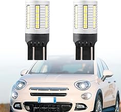 Nslumo LED DRL Daytime Running Light Bulbs for Fiat 500X Typ334 2018-2023 Pair of DRL 45 LED T20 Canbus 6000K No Error W30W Led Parking Light