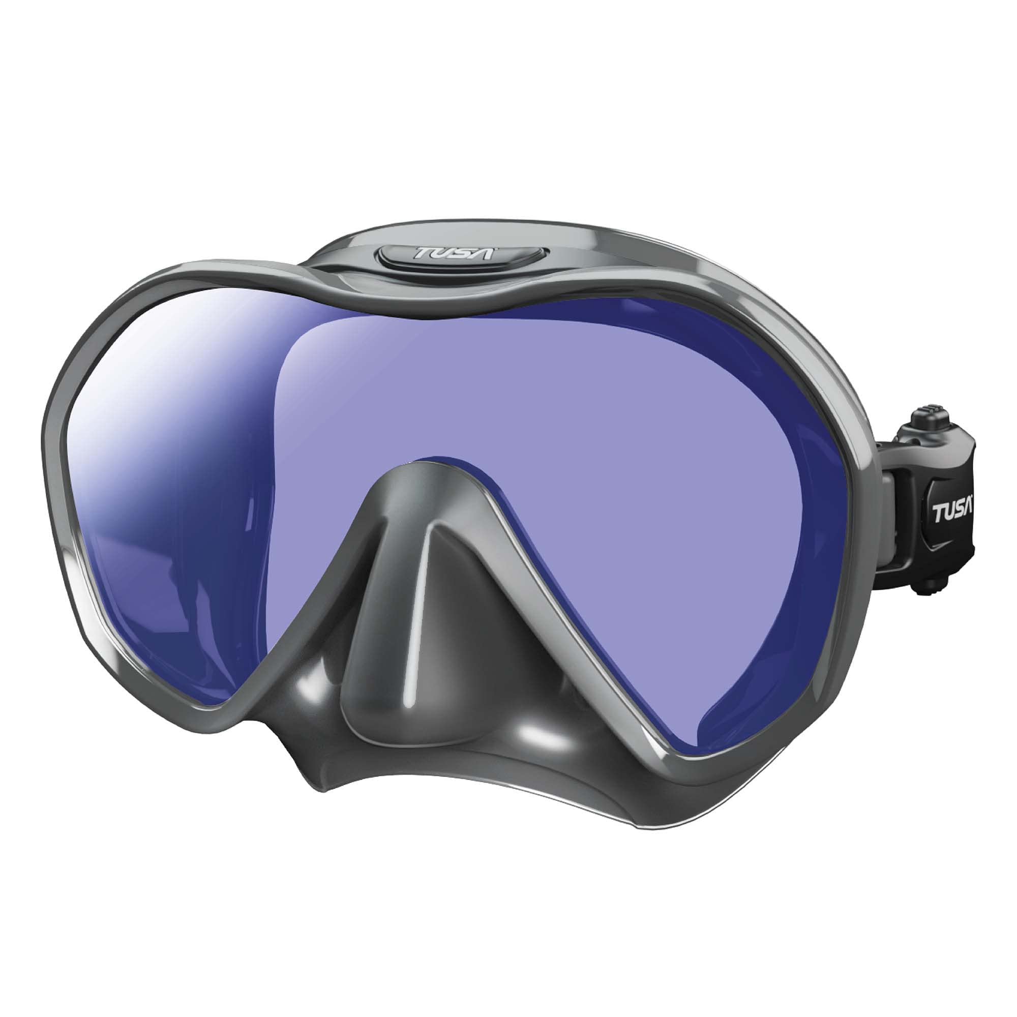 TUSA M-1010S Zensee Pro - Máscara de buceo, color plomizo