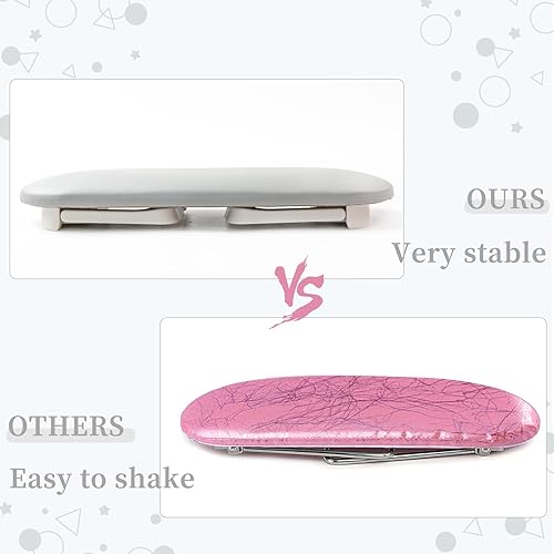 Miniatura 8 de Cojín para reposabrazos, soporte profesional ajustable para uñas, reposamanos para uñas acrílicas, soporte de mano, soporte de almohada de mano con