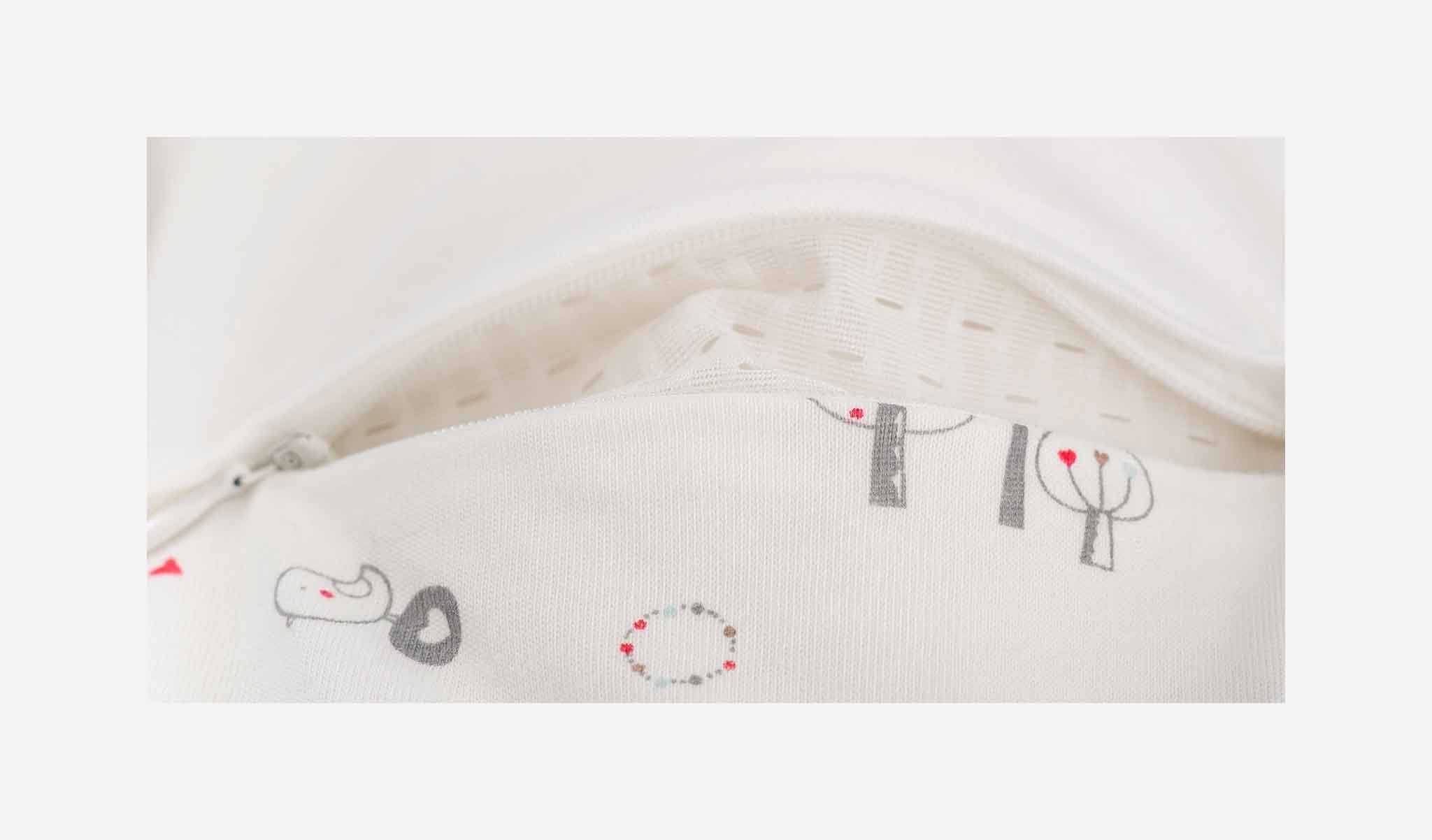 Träumeland s0101005 exterior Saco de dormir liebmich pájaro, tamaño 68/74, multicolor