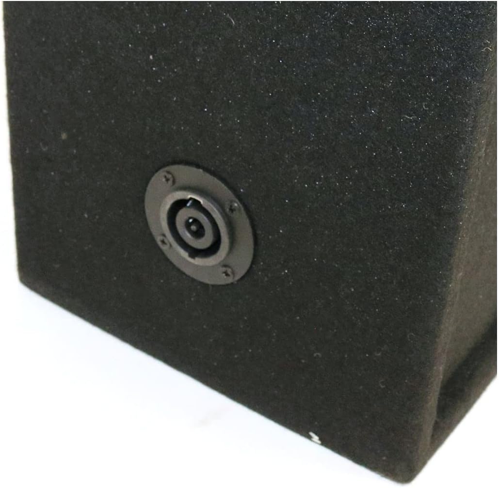 Close-up view of the connection port on the DEEJAY LED TBH8BLUE Despacito Horn Speaker System.