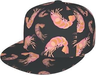 Dorekim Unisex Snapback Hats Adjustable Summer Tropical Palm Tree Leaves Flat Brim Trucker Hat Baseball Cap