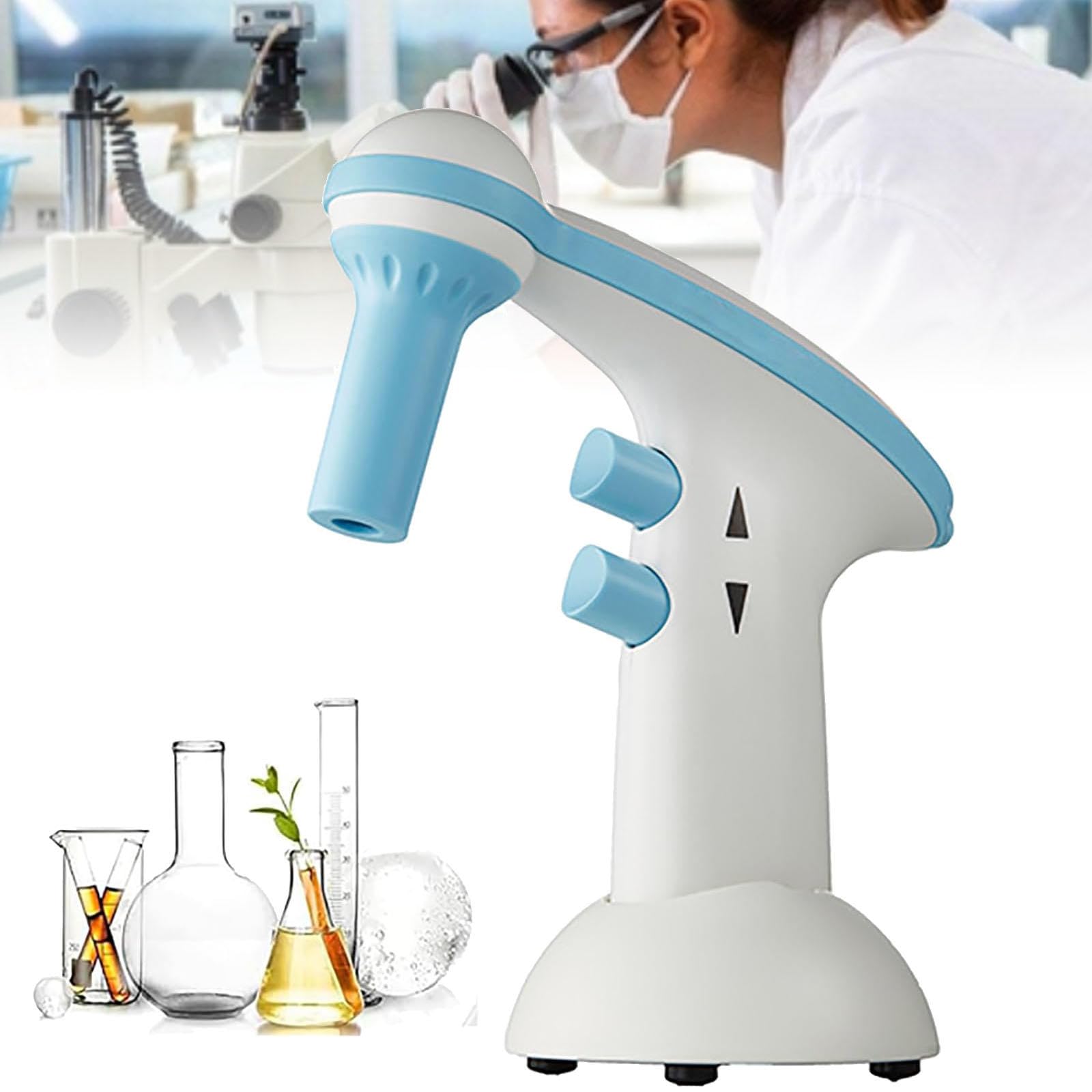 Elektryczny kontroler pipet, automatyczny wypełniacz pipet do 0,1-100 ml, pipetor laboratoryjny z filtrem hydrofobowym, idealny do zastosowań laboratoryjnych, precyzyjna obsługa cieczy