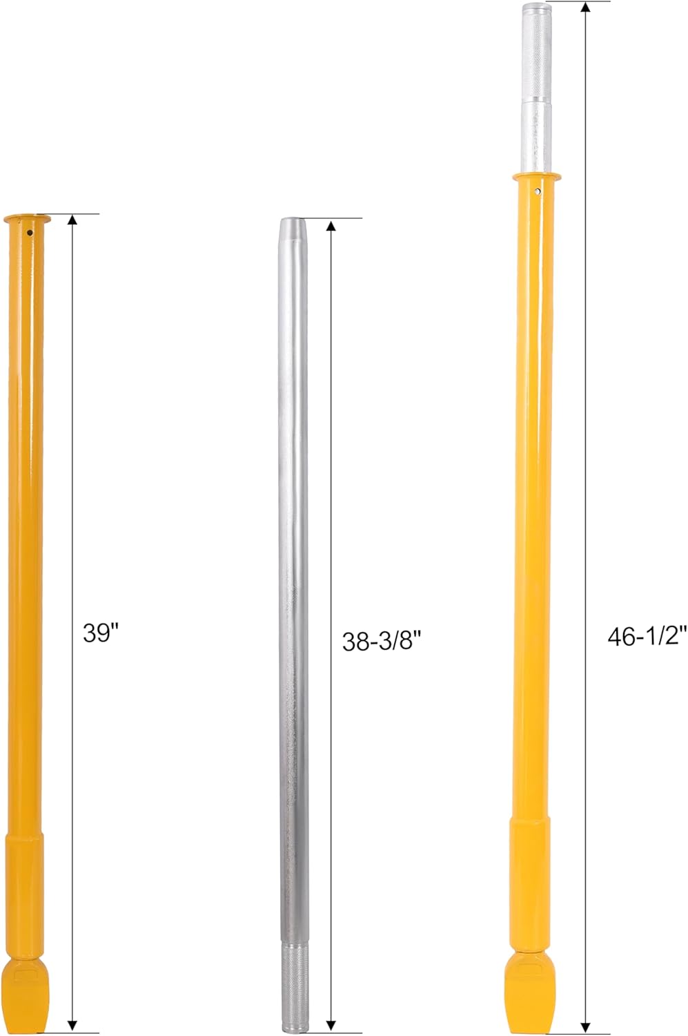 Heavy Duty Tire Bead Breaker Slide Hammer,Portable Tire Changing Sliding Impact for Car Truck Trailer,Yellow Color, Main Material Steel