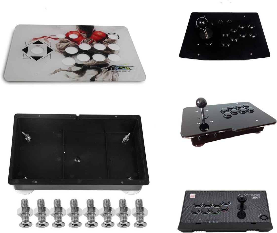 TAPDRA Acrylic Panel and Case Joystick DIY Set Kits Replacement for Arcade Game Machine Cabinet Controller DIY Kit