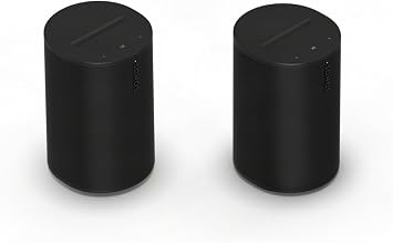Sonos Era 100 SL New The Ideal Speaker for Music Lovers. Black Pack of 2