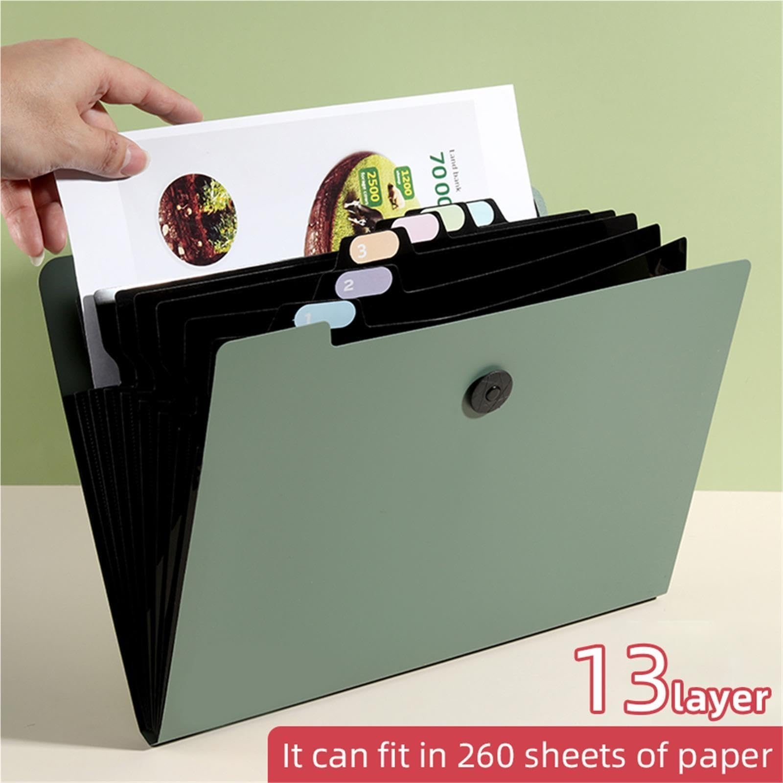 Trieur 2 dossiers A4 for bureau, voyage d'affaires