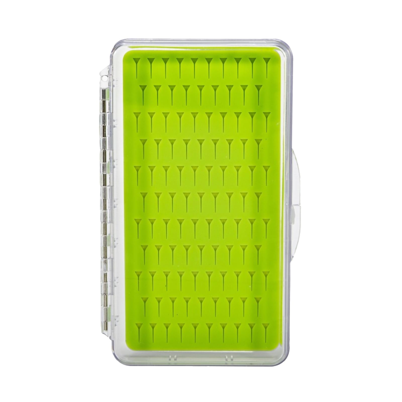 EXQIOUR Tackle Box with Silicone Pad Waterproof Storage Box Flying Fishing Tackle Spoon Hook Lures Baits Organizers Tray Fly Fishing Baits