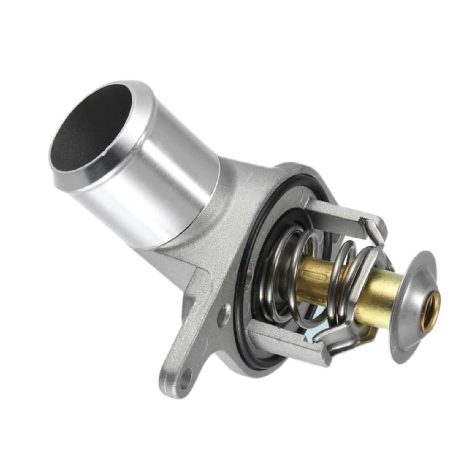 Coolant Thermostat Housing Compatible With Buick For Rainier 2004 2005 2006 2007 1511057 12600172 15-10412 Engine Coolant Thermostat Housing Water Inlet Assembly