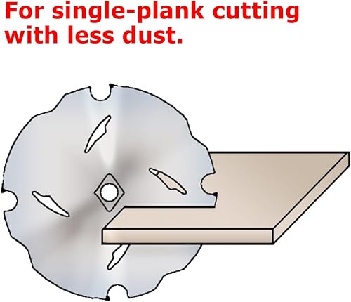 Miniatura 5 de IVY Classic 36482 Hoja de sierra circular de carburo de carburo de corte de fibra-cemento de 6 dientes de 7-14" con eje de diamante de 58 pulgadas,