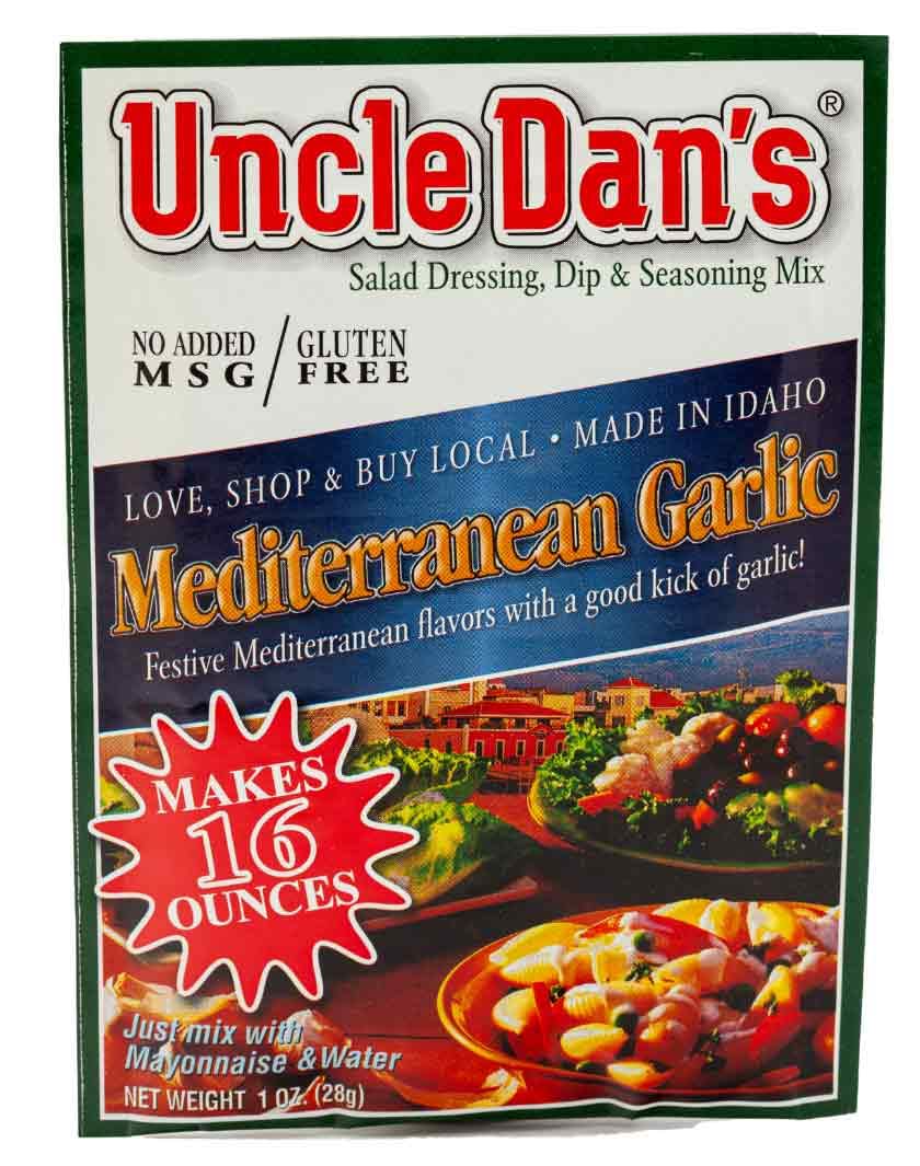 Uncle Dan's Mediterranean Garlic | Singles Case – 12 Count (Pack of 1)