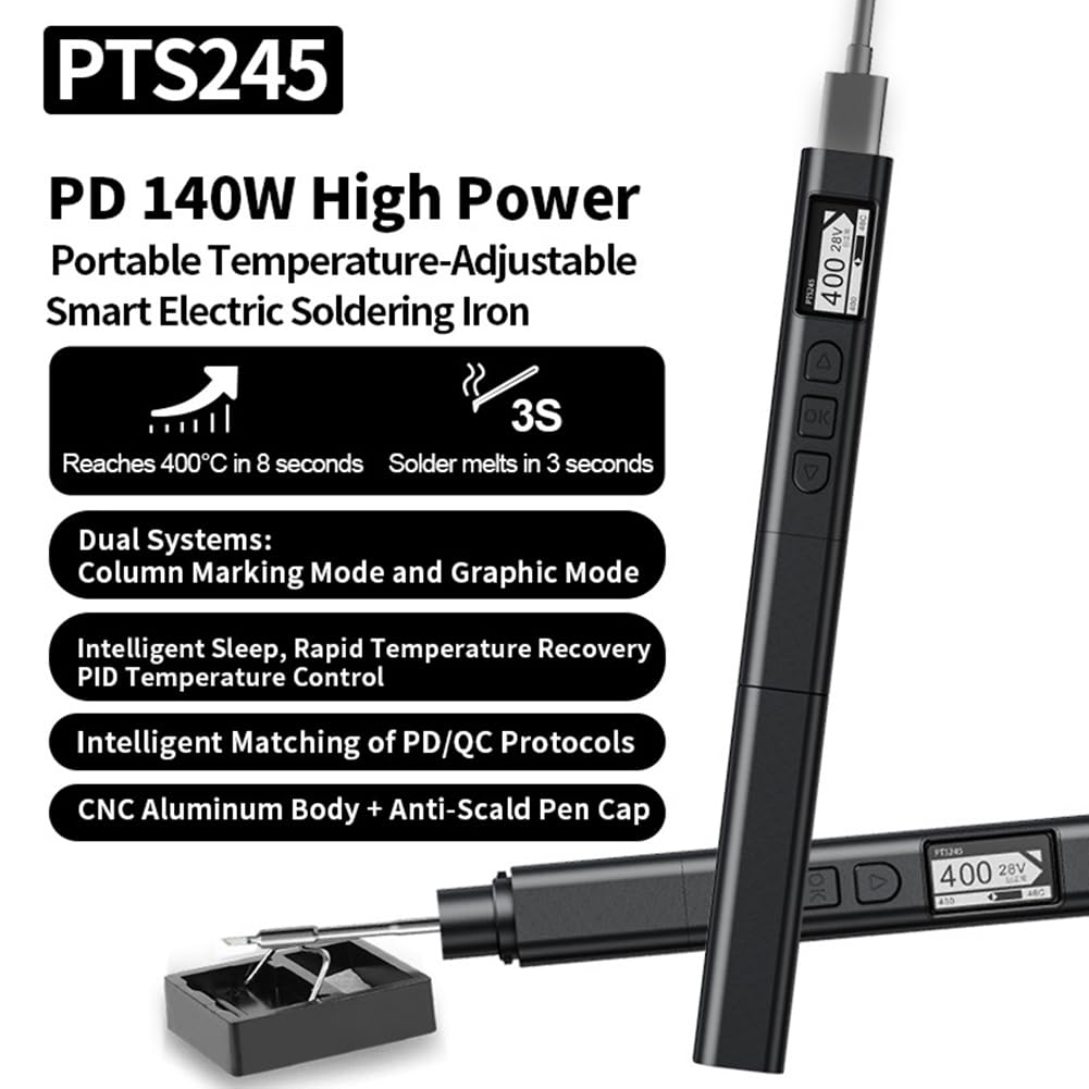 Stacja lutownicza PD 140W stacja lutownicza z OLED do naprawy
