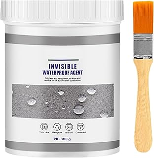 Invisible Waterproof Agent | Waterproof Insulating Sealant, Transparent Repairing Leak Waterproof Adhesive, Super Strong Bonding Sealant Invisible Waterproof Anti-Leakage Agent (300g*1Pc)