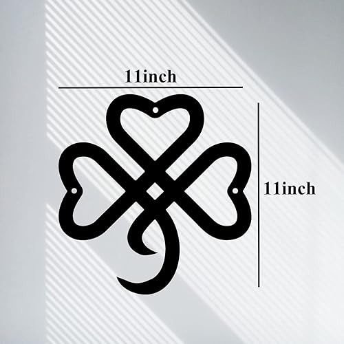 Miniatura 2 de RESACO Decoraciones de trébol, decoraciones del día de San Patricio, corona de trébol, regalo celta irlandés para el día de San Patricio, adorno de