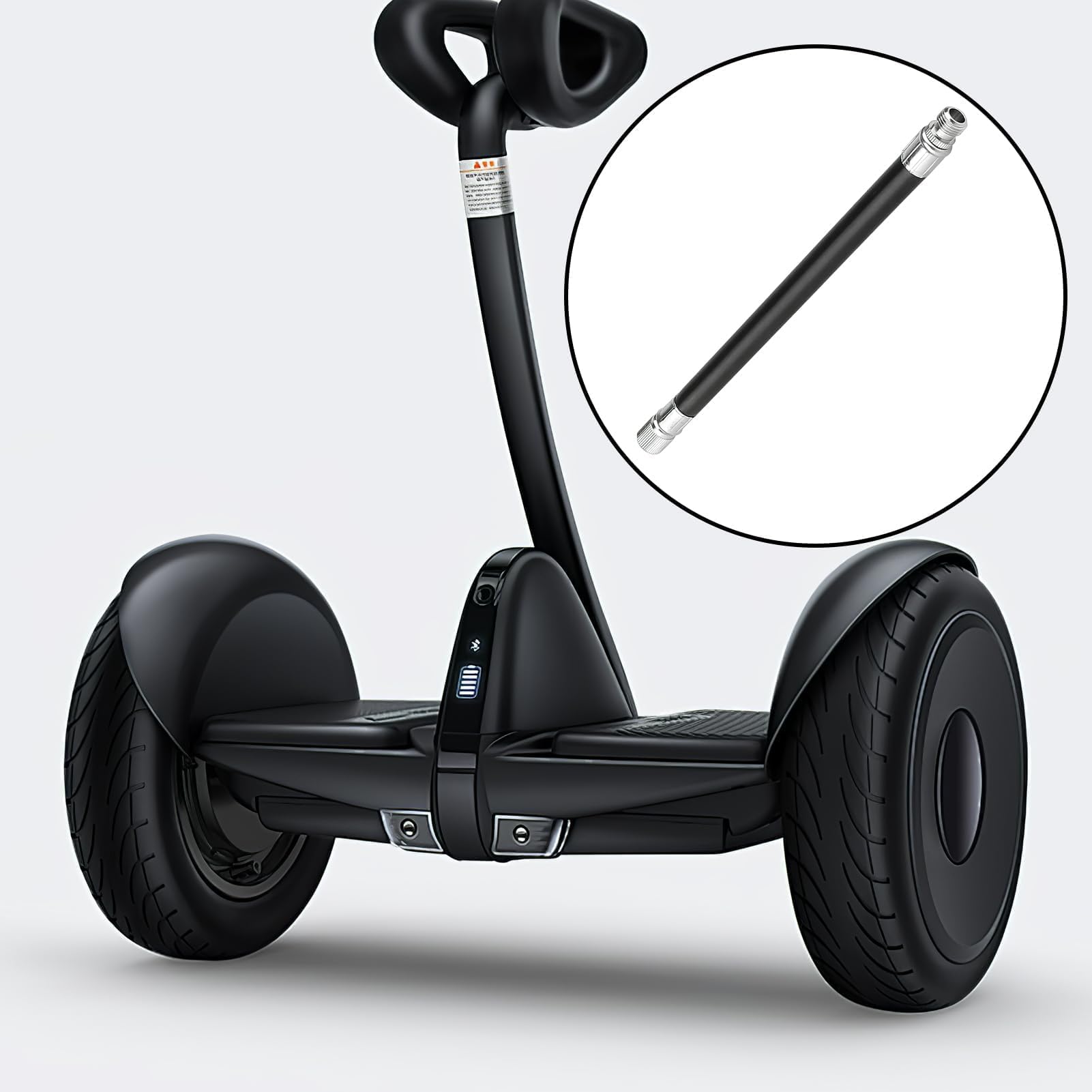 Adattatore Valvola Gonfiabile per mi M365 PRO Pro2 1S Max G30, Tubo di Prolunga in Gomma e Rame, Estensione Pneumatico per Scooter Elettrico, Moto e Bici da Strada MTB