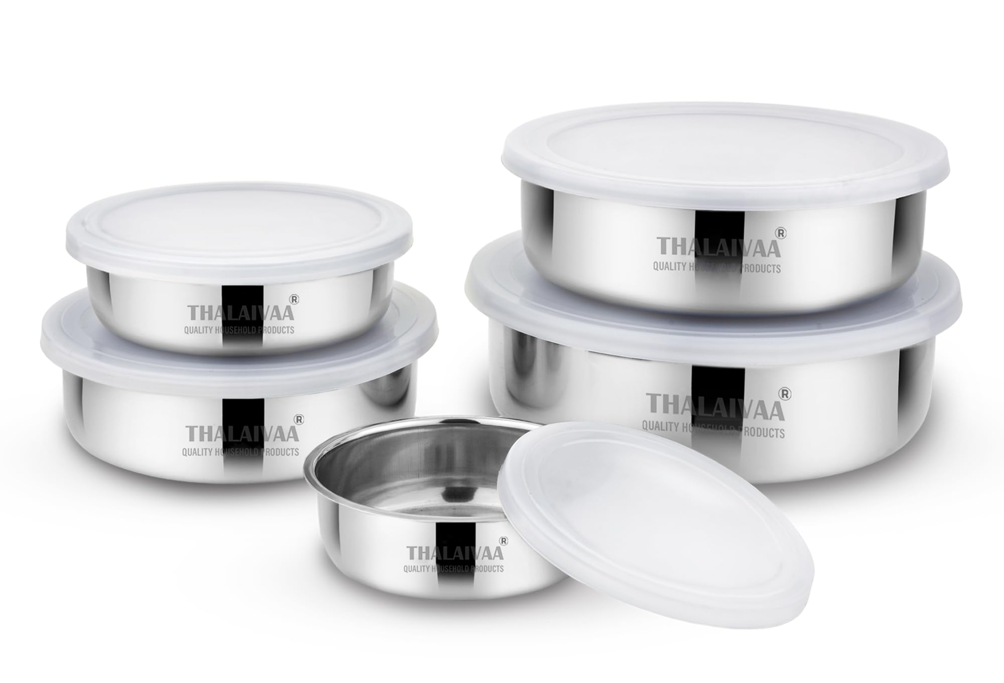 See full amazon price history chart for THALAIVAA Steel Fridge Container Set Of 5 Pcs, Silver - Food Storage Boxes/Containers With Airtight & Leak Proof Lids - Ideal For Leftover Food, Serving Meals, Office Lunch, Snacks & Dry Fruits THALAIVAA Steel Fridge Container Set Of 5 Pcs, Silver - Food Storage Boxes/Containers With Airtight & Leak Proof Lids - Ideal For Leftover Food, Serving Meals, Office Lunch, Snacks & Dry Fruits (B0DFVQ6XGK) Amazon Price History, Amazon Price Tracker
