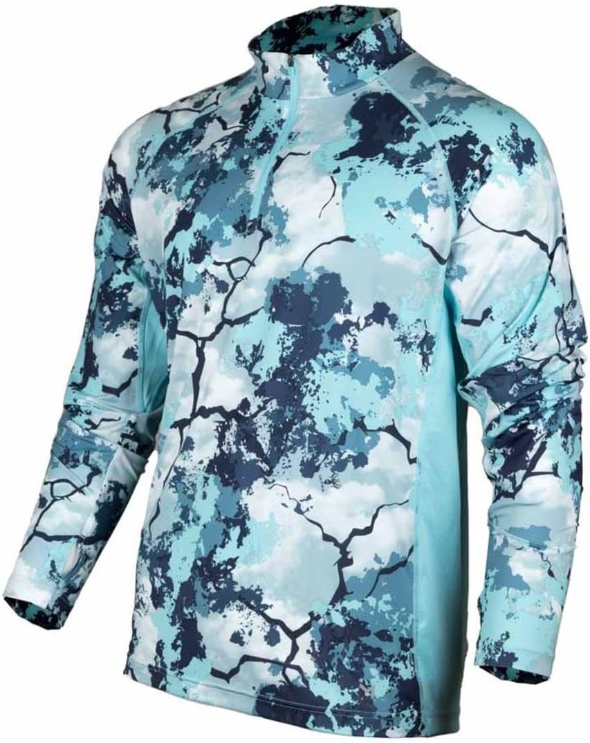 Mobile Cooling Mens Long Sleeve Kings Ultra Camo Shirt 1/4