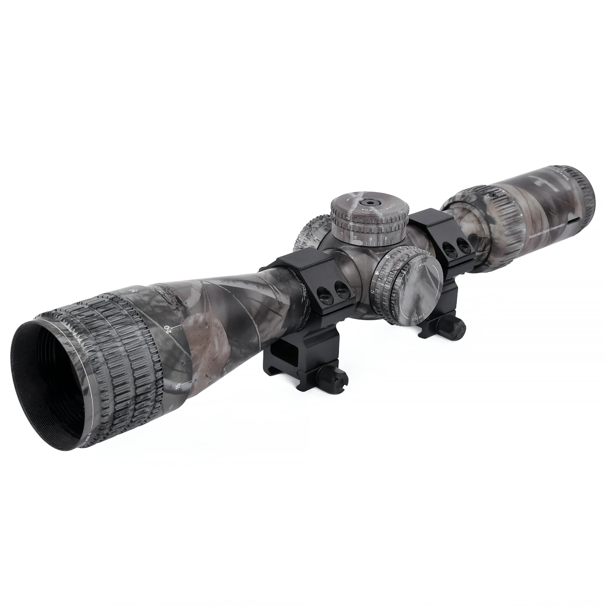 4-16X44 Hunting Rifle Scope with Multi-Coated Lenses, Tri-Color Illuminated Reticle and AO Adjustment(MT4-16X44CM)
