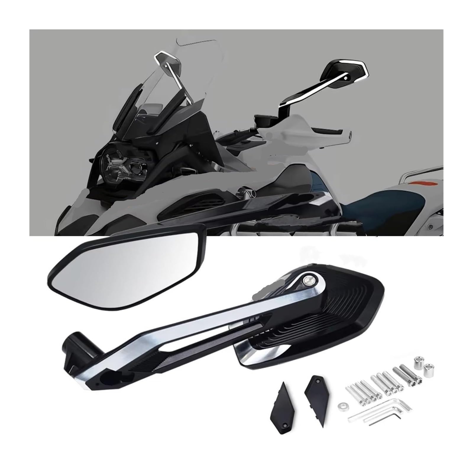 Motorrad Rückspiegel Für BMW R 1250 Für GS Für Adventure Für Trophy Für Motorrad Zubehör Rückspiegel Motorradspiegel