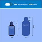 Nalgene 16 oz Bouteille d'eau de bouche étroite sans BPA, durable & La preuve fuite, bouteille de voyage légère, convient aux porte-coups