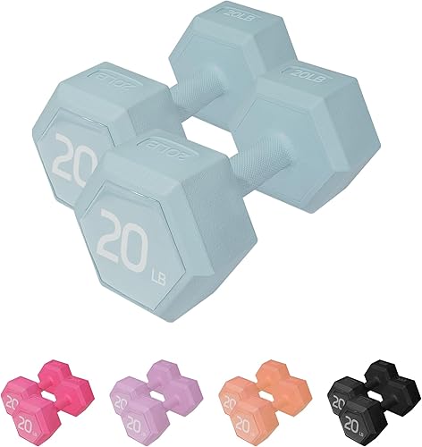 ZTTENLLY Juego de 2 mancuernas de 51015202536 libras, fácil agarre, pesas de brazo libres para hombres y mujeres, equipo de ejercicio para gimnasio