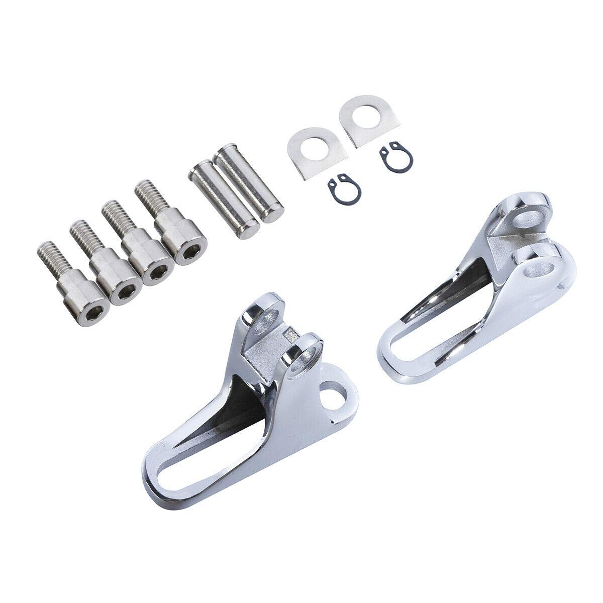 Motorcycles Rear Passenger Foot pegs Mount Kit Footrest